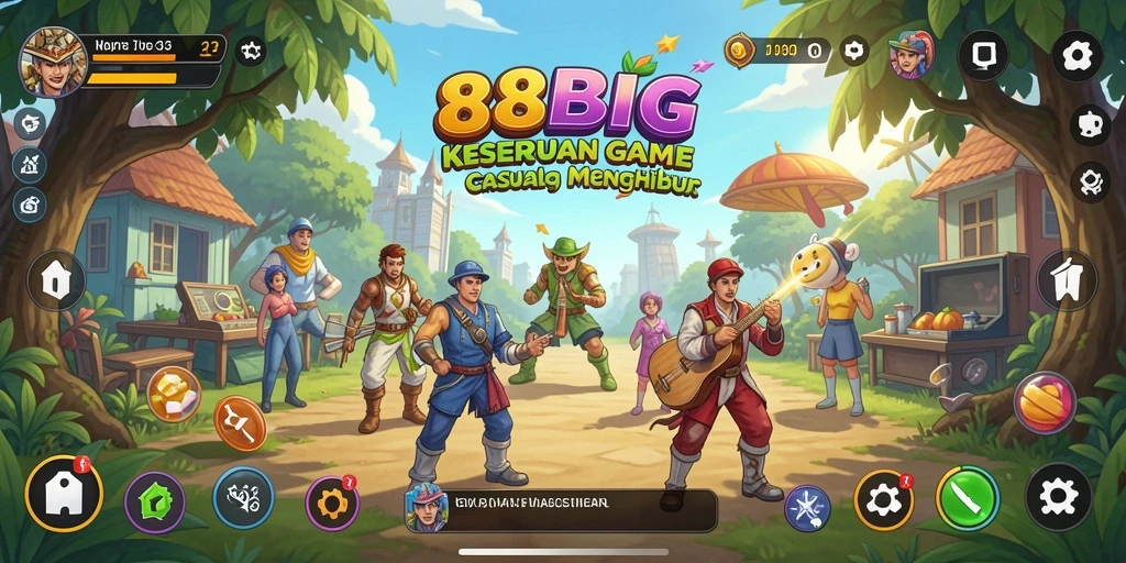 Tampilan gameplay menarik dari 88BIG yang menghibur dan menyenangkan.