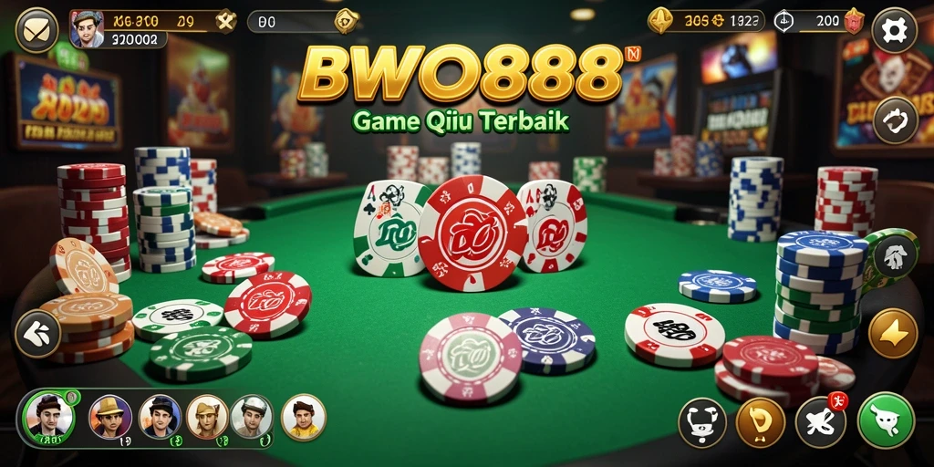 Tampilan menarik dari gameplay QiuQiu di BWO888.