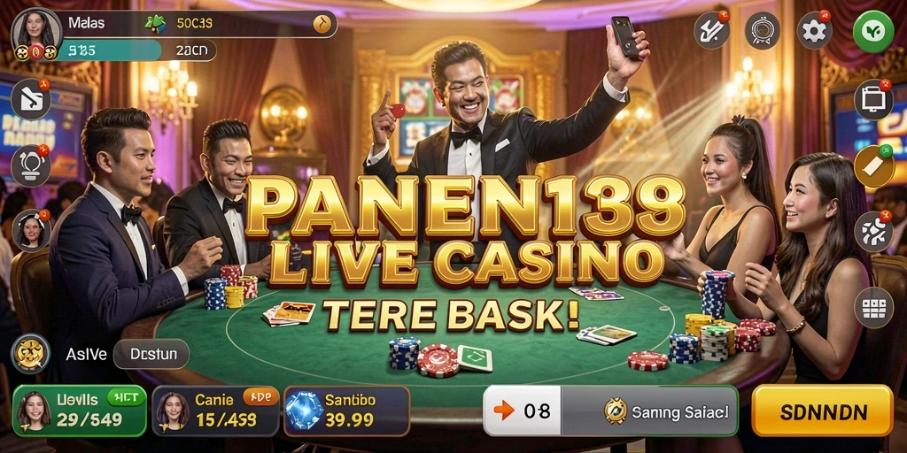 Gameplay seru dan interaktif di PANEN138 Live Casino.