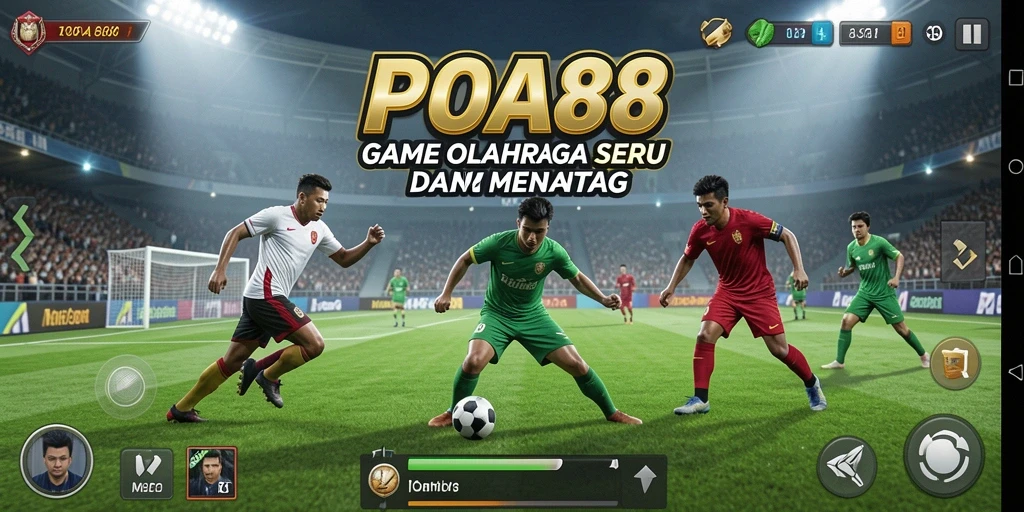 Tampilan dinamis gameplay seru dalam POA88.