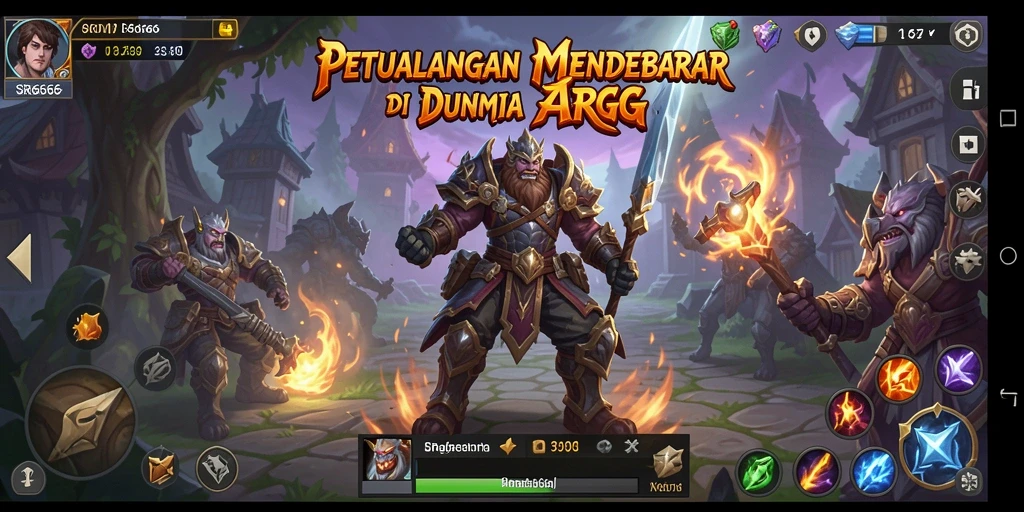 Tampilan gameplay SR6666 yang menampilkan aksi ARPG seru.