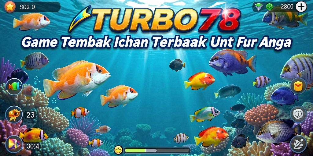 Screenshot gameplay Tembak Ikan TURBO78 yang seru dan menegangkan.