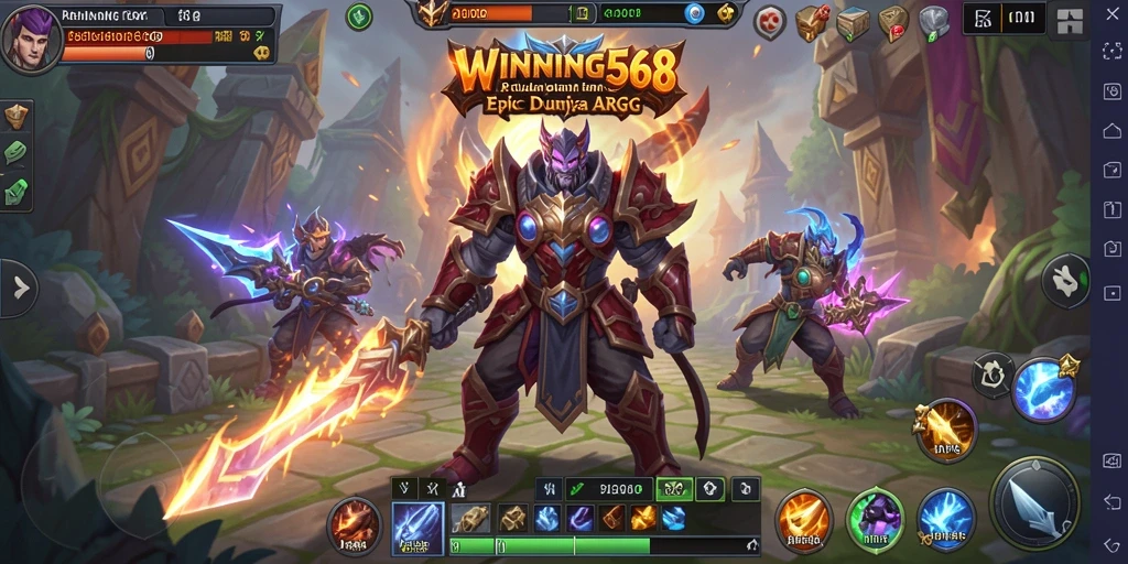 Screenshot gameplay <strong>WINNING568</strong> menampilkan aksi seru dalam petualangan ARPG.