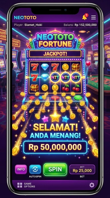 Tampilan antarmuka neototo yang menarik dan mudah dipahami.